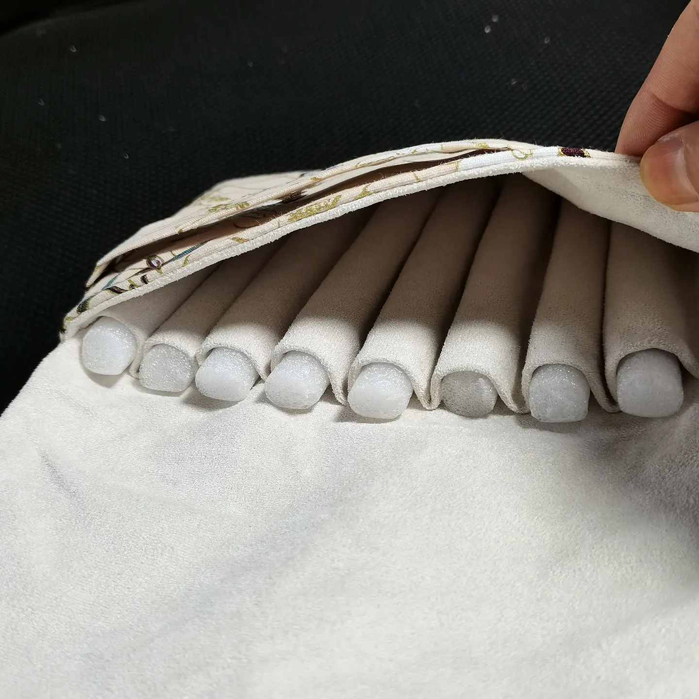 Original Handmade Pencil Bag DIY Personalized Pencil Bag 10-Hole Portable Pencil Bag Pen protection bag Pure cotton pencil case