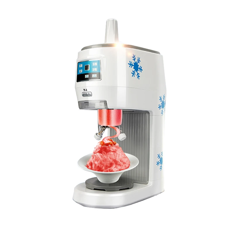 220v elétrico triturador de gelo neve cone smoothie bloco de gelo que faz a máquina gelo shaver ice slush maker