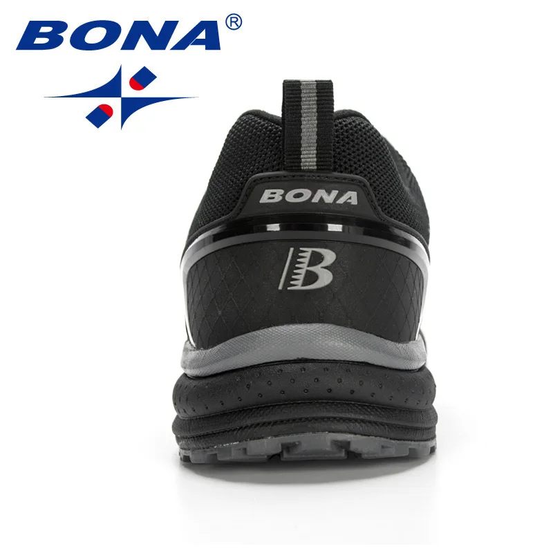 BONA New Arrival Outdoor Walking Comfortable Sneakers Lace Up Athletic Shoes For Men Popular Style Men Running Shoes