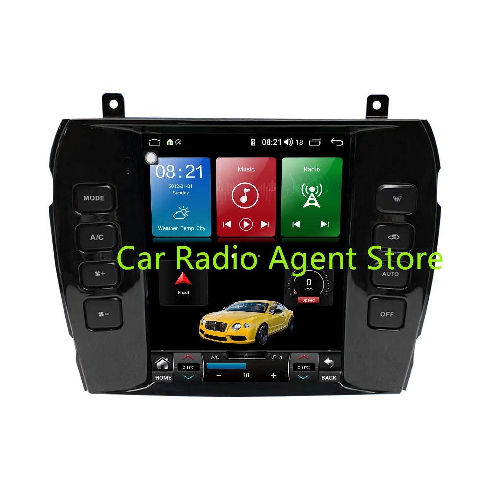 Android 13 For Jaguar XJ X-TYPE X Type 2004-2011 Car Radio Multimedia Player DVD Automotivo Auto GPS Navigation Carplay DSP