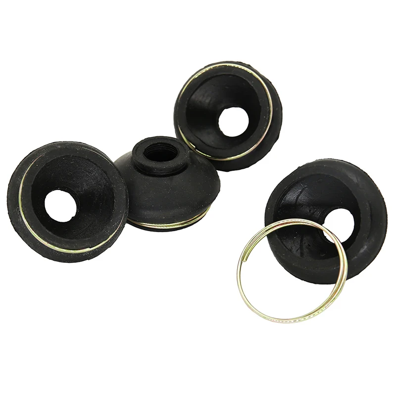 4 Pcs Suspension Steering Tie Rod Ends Ball Joint Universal Dust Protection Rubber Cover For ATV Go Kart Quad Bike Parts