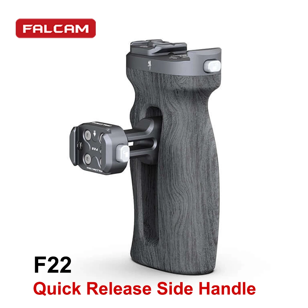 

Falcam F22 Quick Release Side Handle Univeral Cold Shoe Left Right Camera Cage Side Handle Grip for Sony Nikon Fujifilm Canon