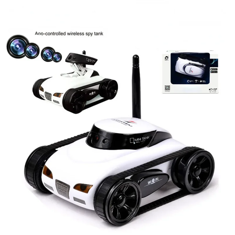 FPV WIFI RC Car qualità in tempo reale Mini HD Camera Video telecomando Robot Tank APP intelligente giocattoli Wireless auto elettrica