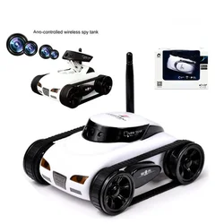 FPV WIFI RC Car Real-time Quality Mini HD Camera Video Remote Control Robot Tank Intelligent APP Wireless Toys electric car