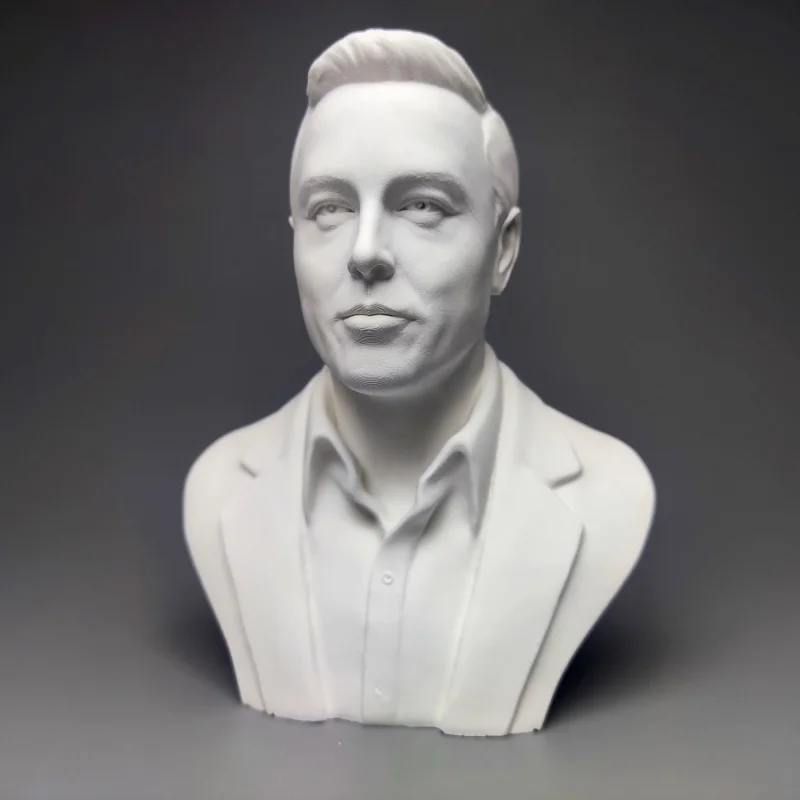 Elon Musk Model Plaster Figure Sculpture Art Decoration Ornaments Interior Art Living Room Figurines Desktop Decor Statue Modern