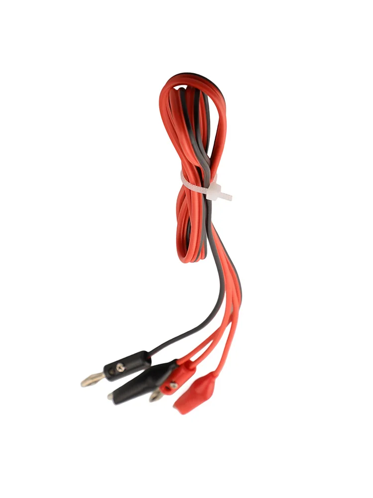 Red Black Silicone Leads 4mm Banana To For Alligator Clips 14AWG 20A 600V Flexible Cable For Multimeter Oscilloscope Tool