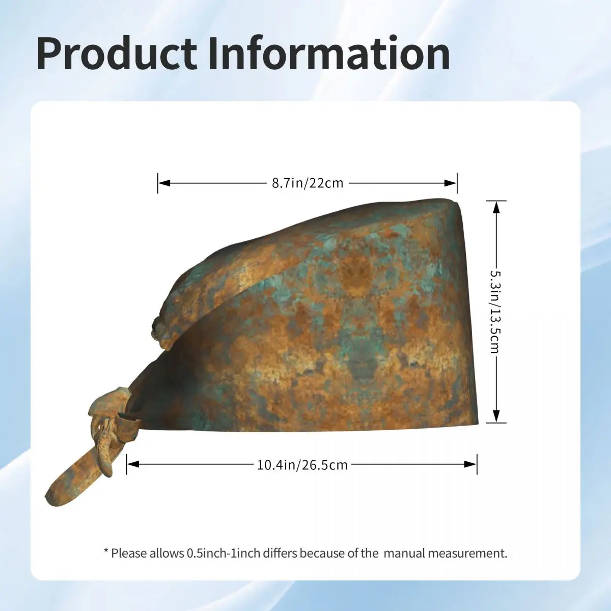 Oksydowany Miedziany Czepek Medyczny Dziecięcy Czepek Chirurgiczny Unisex Regulowany Czepek Pielęgniarski dla Dentysty