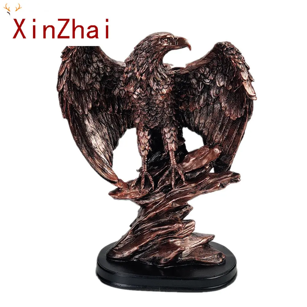 

Vilead Resin Eagle Statue Feng Shui Fortune Animal Figurines Office Gift Decoration Wild Home Room Decor Pop Art Ornaments House