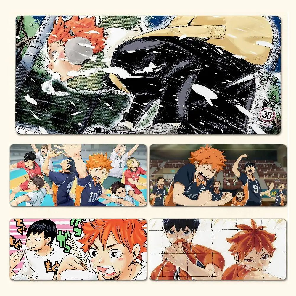 

Anime H-Haikyu!!-S Gaming Mouse Pad Non-Slip Lock Stitched Edge Large Office Desk Mat For Computer And Keyboard