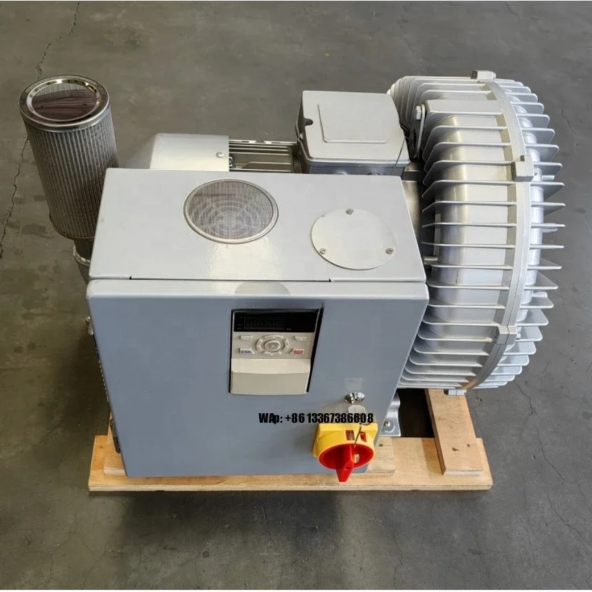 7.5Kw Vortex Blower High Ring Blower Aerator Pressure Air Blower Variable-Frequency Vacuum Pump