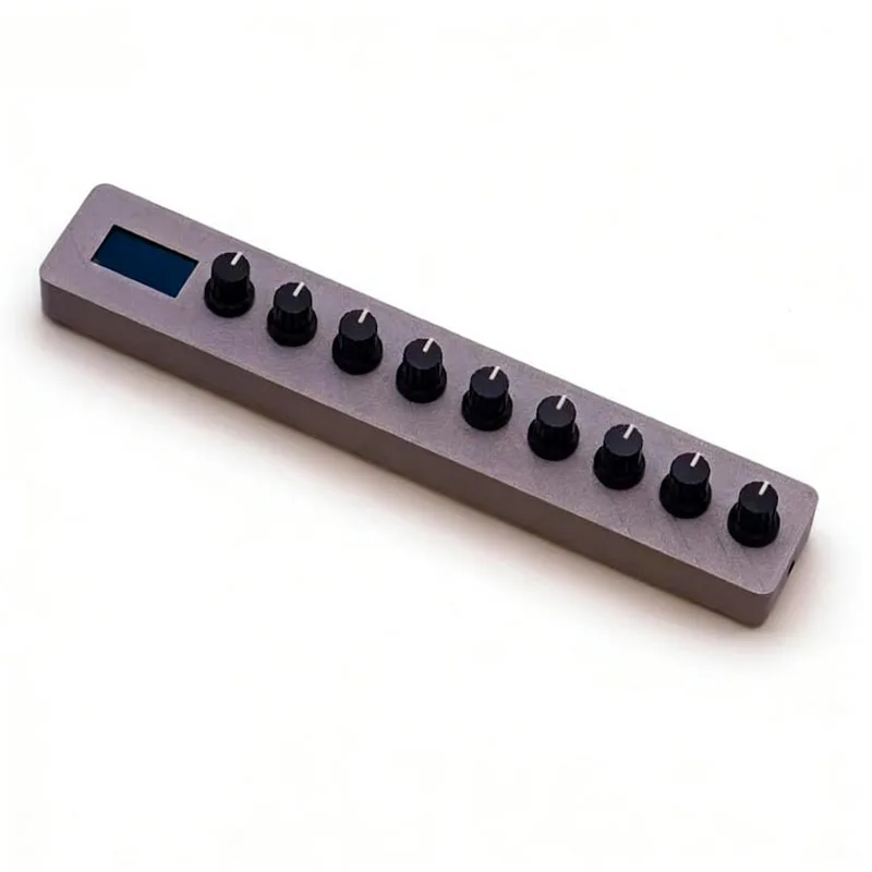 

EM-K9 Knob MIDI Controller with Digital Display Host Mapping Synthesizer Control for Music Production