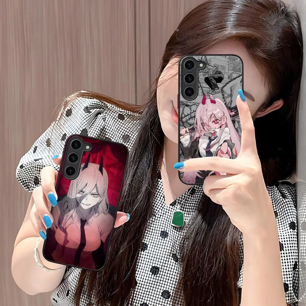 Chainsaw Power Phone Case for Samsung Galaxy S26 S25 S24 S23 S22 S21 Plus FE Ultra Skin Feel Shockproof Cover