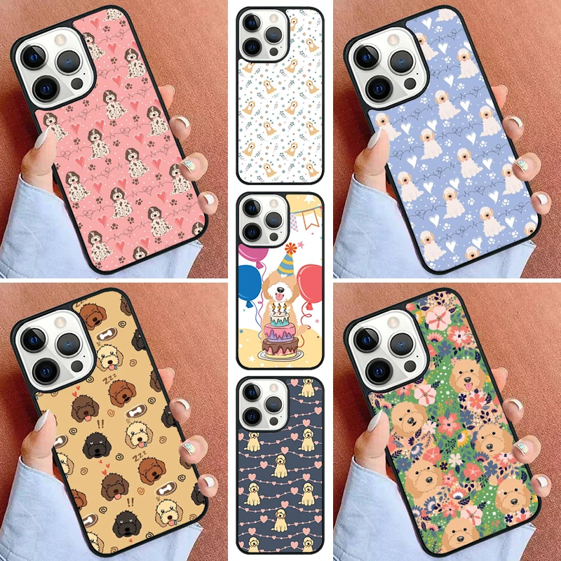 Funda de teléfono con dibujos de Cavoodle Cavapoo para iPhone 17 Air 11 12 13 14 15 16 Pro Max, funda para iPhone 17 Air Max 5 Plus