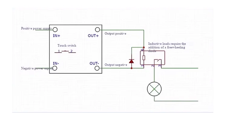 Energiesparendes Mikro-Ein-Knopf-Bistabil-Schaltermodul, Standby-Strom 0,5 µA, Dauerstrom 2 A, Ein-Knopf-Schalter – Detail 5