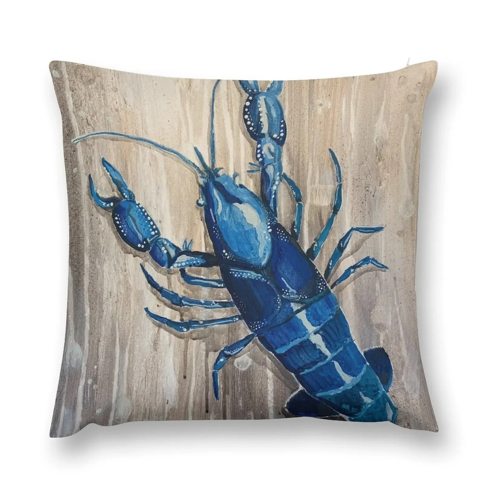 

Blue Lobster Throw Pillow pillowcases for sofa cushions Covers For Sofas luxury sofa pillows pillow