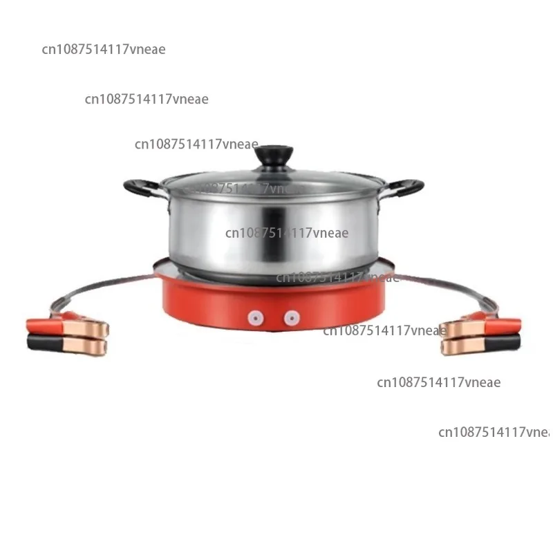 Upgraded High-power 430W 12v DC Electric Heating Stove Induction Cooker Car Solar Stove