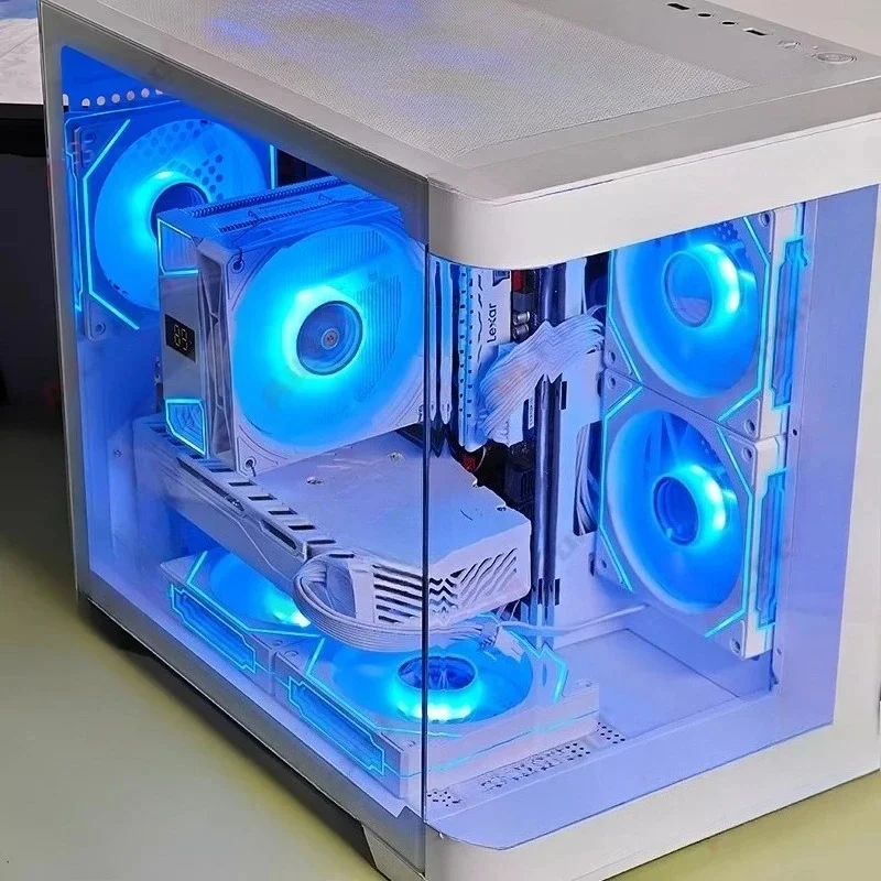 R5 5600 RTX3060 12GB DDR4 32G RGB B450 اللوحة الأم AM4 كمبيوتر ألعاب كامل مجموعة كمبيوتر مخصصة معدات سطح المكتب بالجملة بناء الكمبيوتر