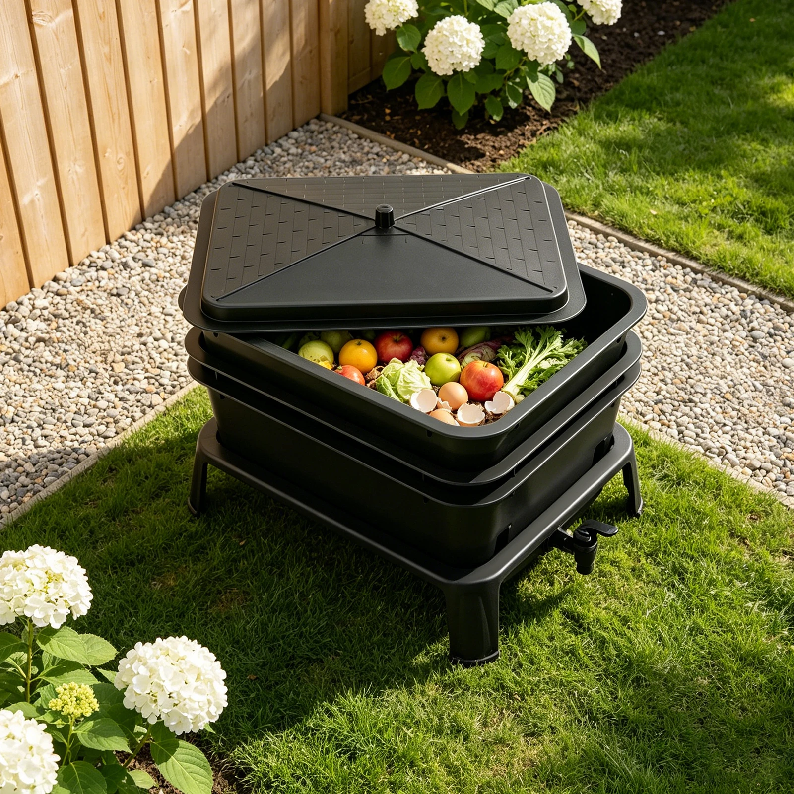 Composteur à vers de terre à t - Compost Bin avis et prix