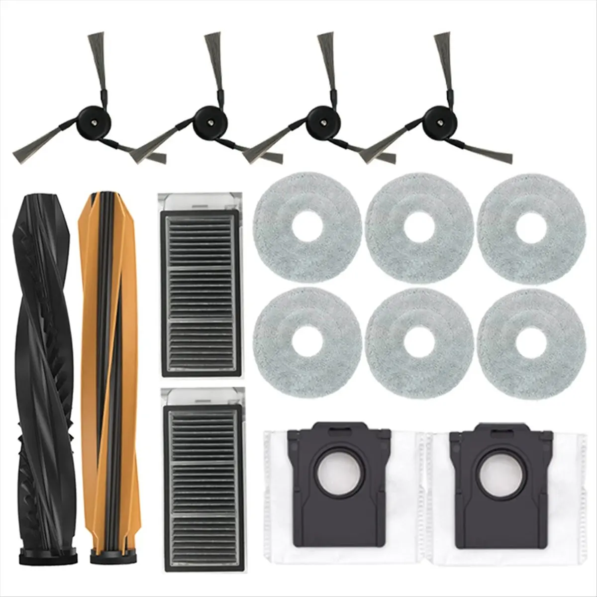 Perfect Fit For X50 Master,X50SPro Ultra,X50Ultra Vacuums Cleaner Dust Bags Main Side Brush Hepa Filter Mop Cloth Accessories