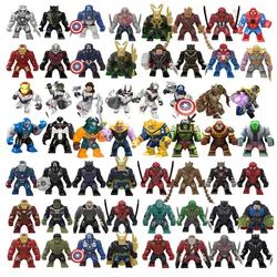 Action figur Mini Baustein Figur, Wunder Superheld, Iron Man, Eroberer, Hulk Puzzle Spielzeug, Kinder Geburtstags geschenk