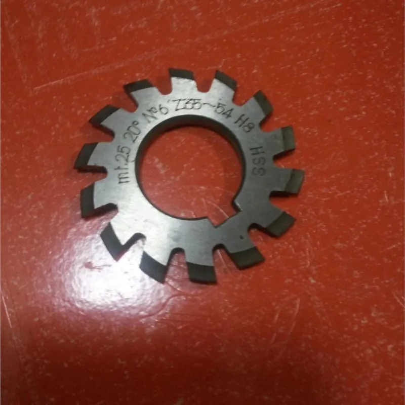 Set 8Pcs Module 1.25 PA20 Bore22 1#2#3#4#5#6#7#8# Involute Gear Cutters M1.25