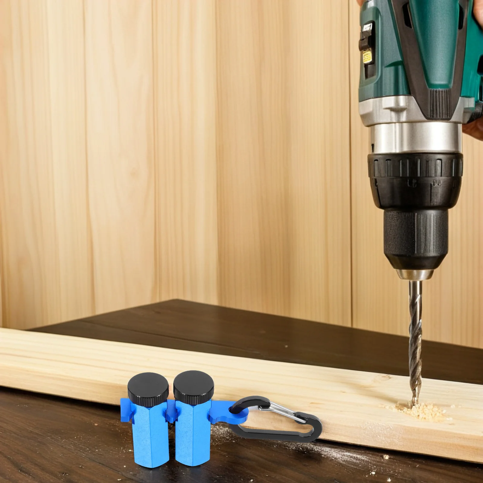 

1Set Framing Square Attachment Jig Heavy Duty Stair Gauge Tool Rafter Square Holder Carpentry Stair Tread Measuring Tool