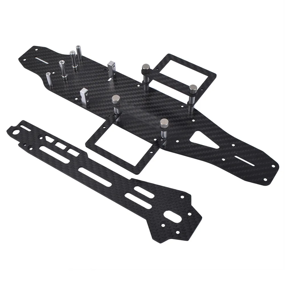 

Комплект рамы нижней деки шасси из углеродного волокна для Tamiya TA03F Pro/TA03R TRF/TA03RS TRF, обновленные детали