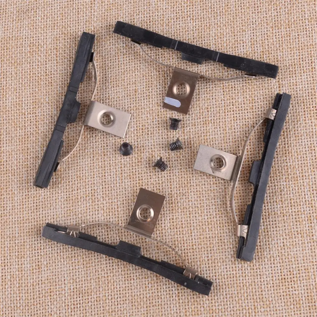 4 Uds. Clip de cubierta de Panel deslizante de sombra de techo solar para interiores de coche negro apto para VW Golf MK4 Passat B5 Rabbit GTI Jetta 4B0877165