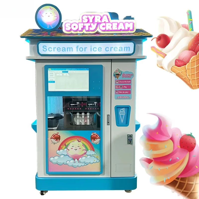 FOODLINE Space Saving Ice Cream Vending Machine Transparent Display Window Constant Low Temp Storage Cabinet
