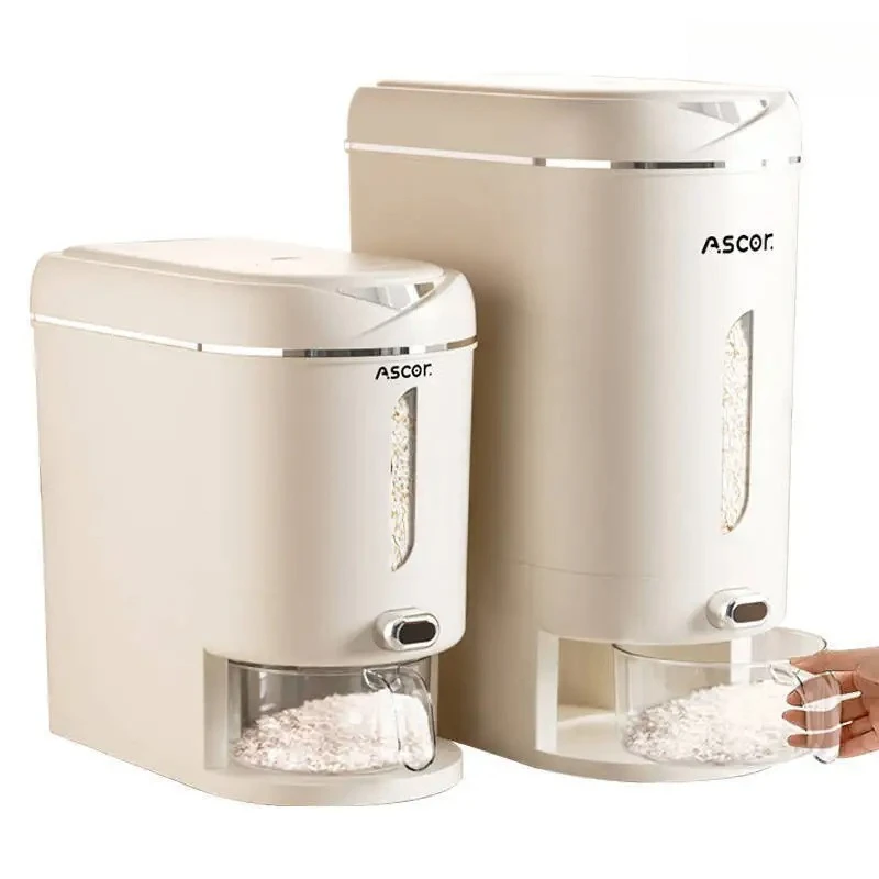 yjq crevice rice bucket household insect-proof moisture-proof sealed rice tank food-grade storage tank
