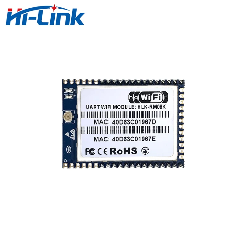 Free Shipping 100pcs New Low-cost Embedded UART-ETH-WIFI Module HLK-RM08K Low Power Consumption Smart Electronic