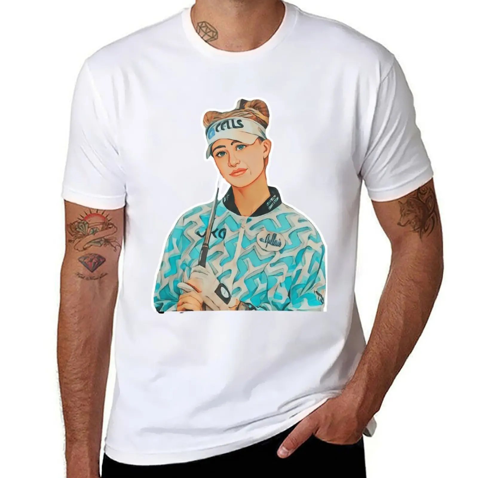 

Nelly Korda T-Shirt t shirt custom print man tshirt man t shirt cotton high quality T-Shirt