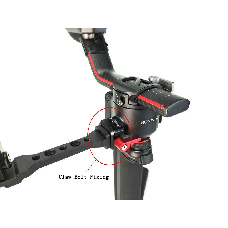 Camera Monitor Mount for DJI RS4 RS3-mini RS2 RS3 RS-3Pro RSC2 Gimbal Stabilizer Accessories With1/4 3/8 Threads Cold Shoe