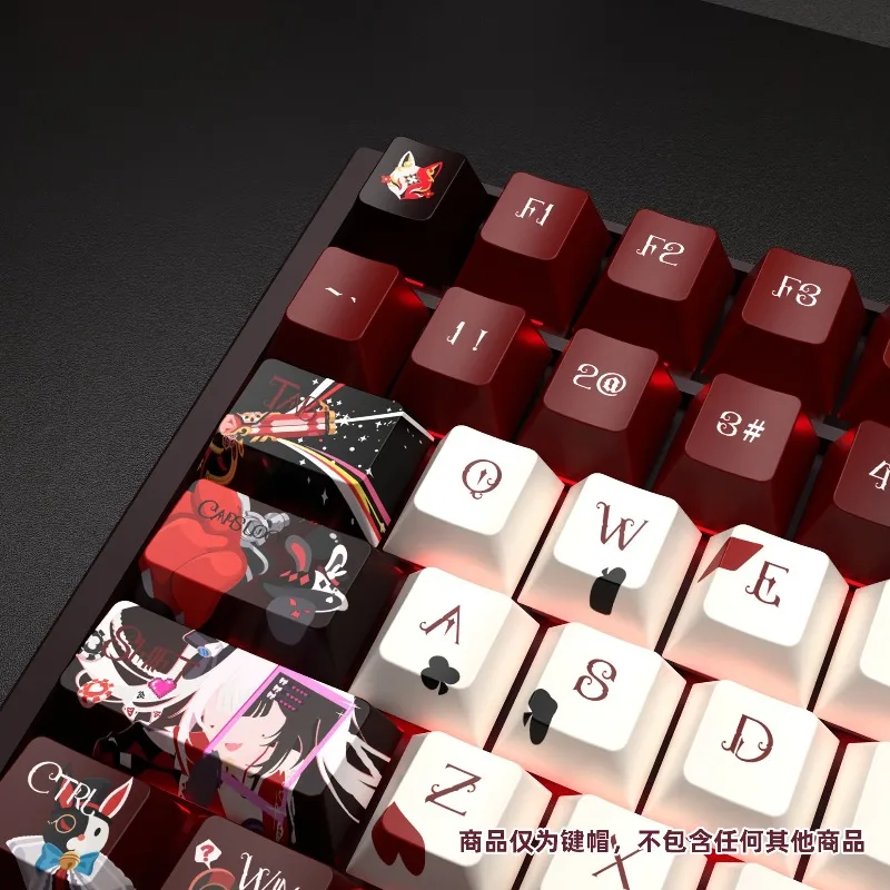 NEW Sparkle Theme Anime Keycaps Mechanical Keyboard PBT Customized Cute Keycaps PC Gaming Keyboard Accessories Gift Collection