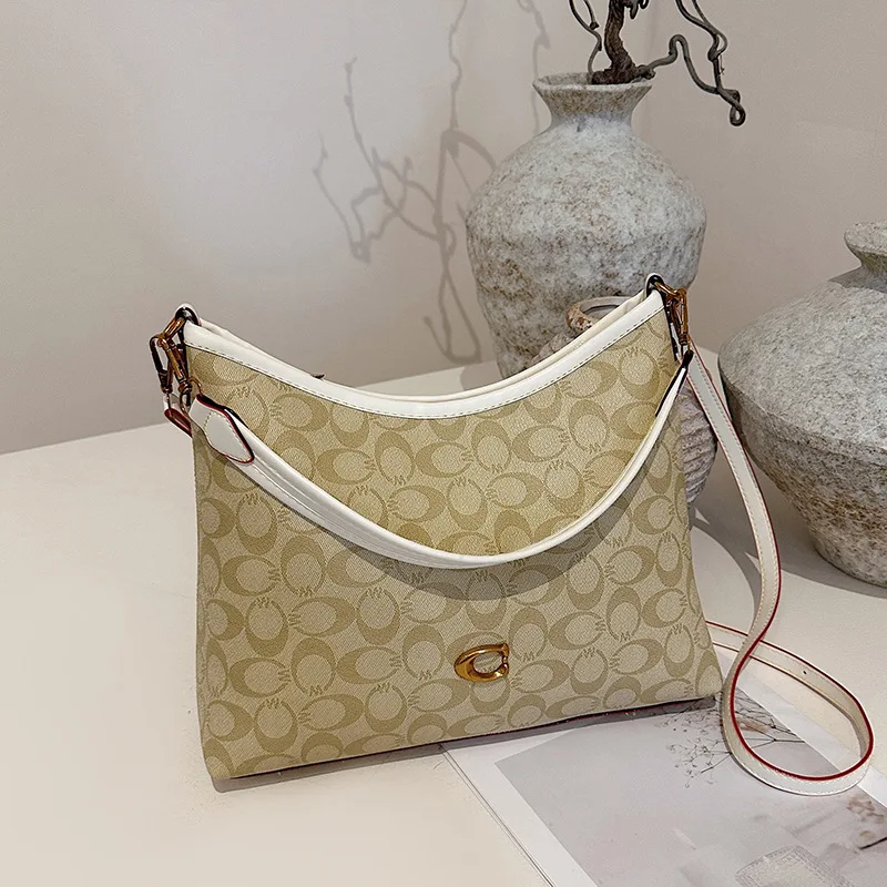 

Роскошная пригородная сумка 2024, винтажная женская сумка через плечо, сумка через плечо в стиле ретро, текстурированная сумка «день-ночь», минималистичная сумка на ремне