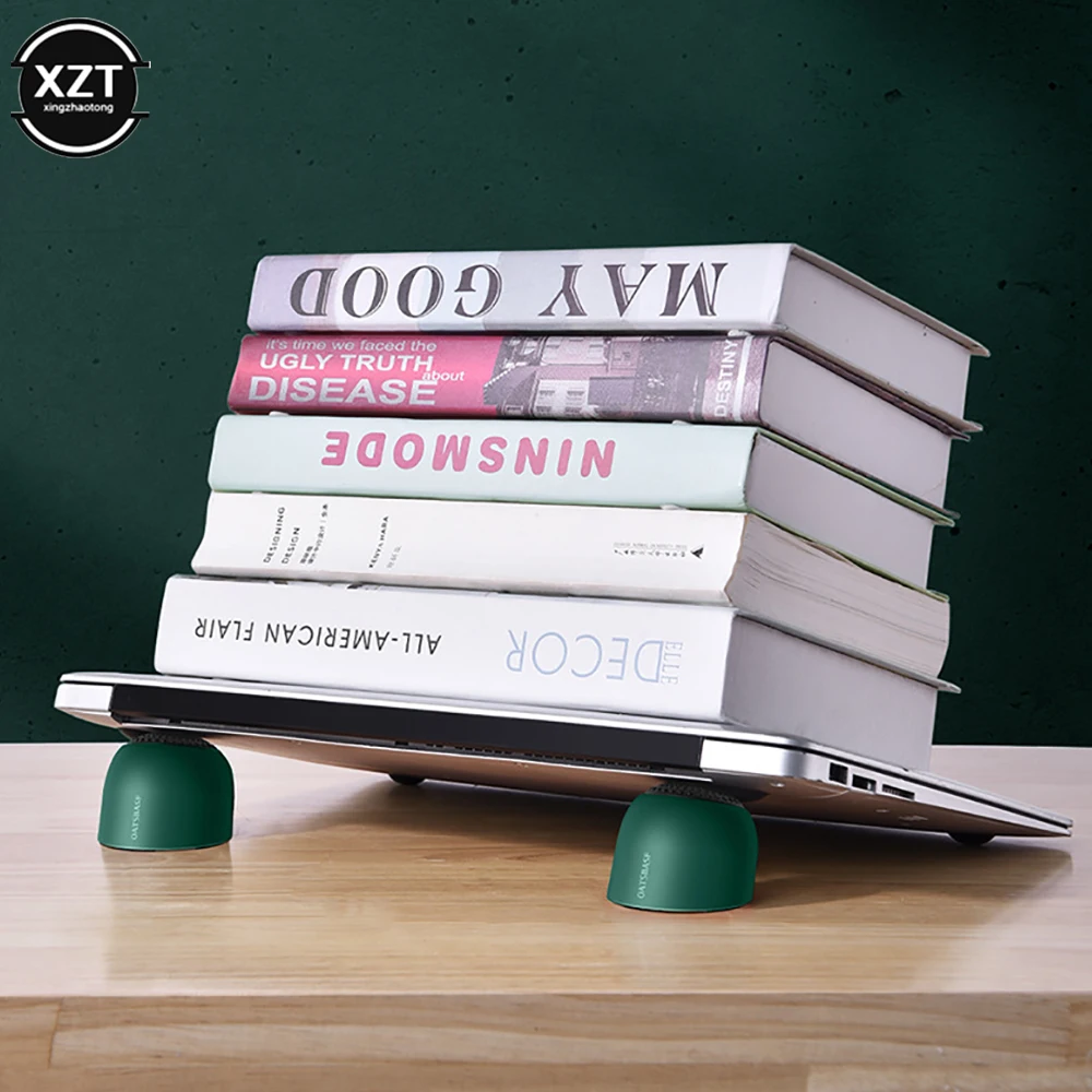 Nuevo soporte para ordenador portátil, soporte de refrigeración magnético para MacBook Pro Air, portátil, iPad, Mini soporte portátil, almohadilla antideslizante de disipación de calor