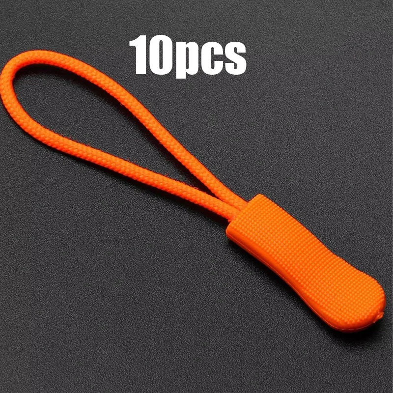 10 stücke Zipper Pull Puller Ende Fit Seil Tag Ersatz Clip Gebrochene Schnalle Fixer Zip Cord Tasche Koffer Zelt Rucksack reißverschluss Kopf