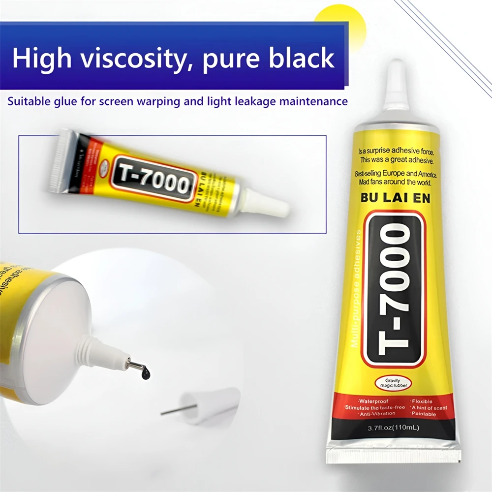 50มล. กาว B7000หน้าจอโทรศัพท์มือถือ superglue กาว T-7000ติดโทรศัพท์แก้วกาวจุดซ่อมเพชรปืนยิงกาว DIY