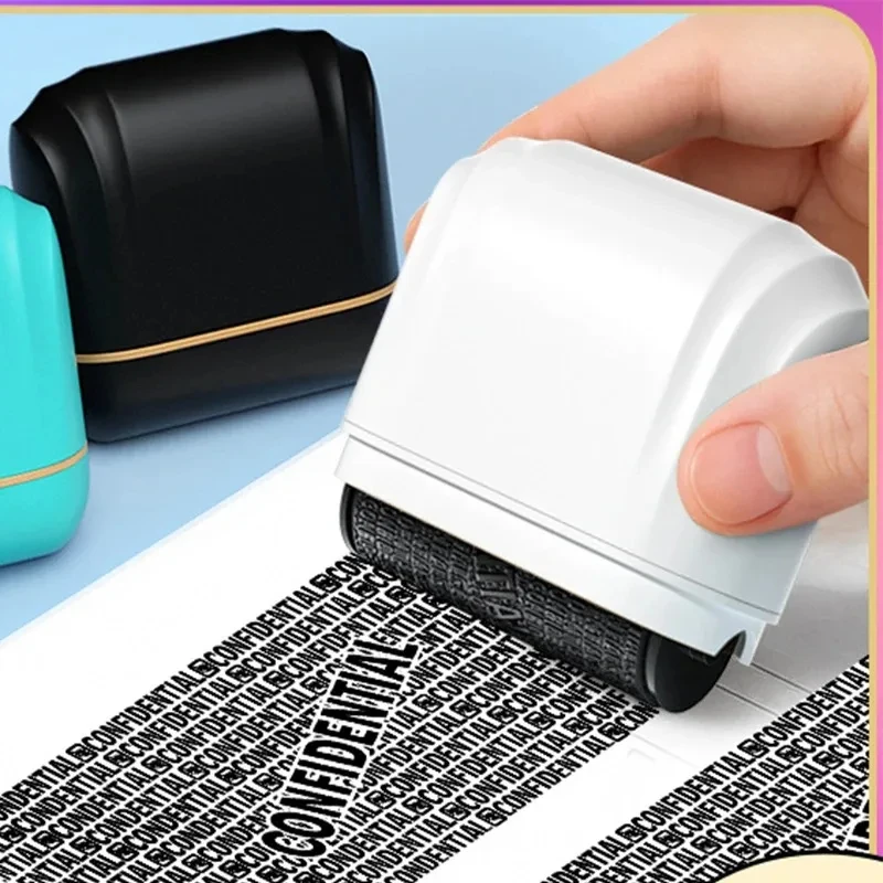 Privacy Roller Stamp Express Delivery Address Hider Confidentiality Information Protector Office School Stationery