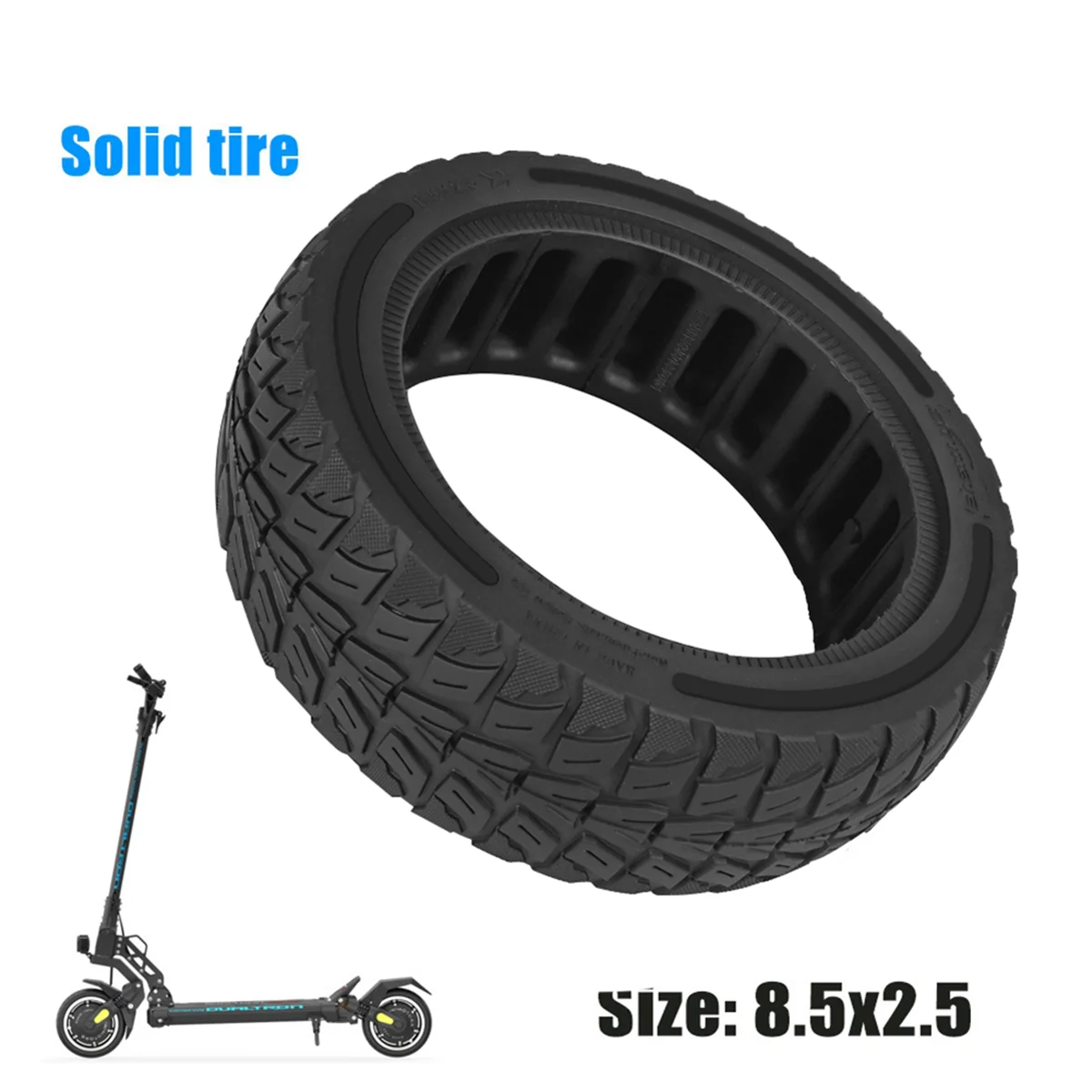 8.5X2.5 Massieve Band Elektrische Scooter Slijtvaste Off-Road Banden Voor Dualtron Mini & Speedway Leger (Pro) -A