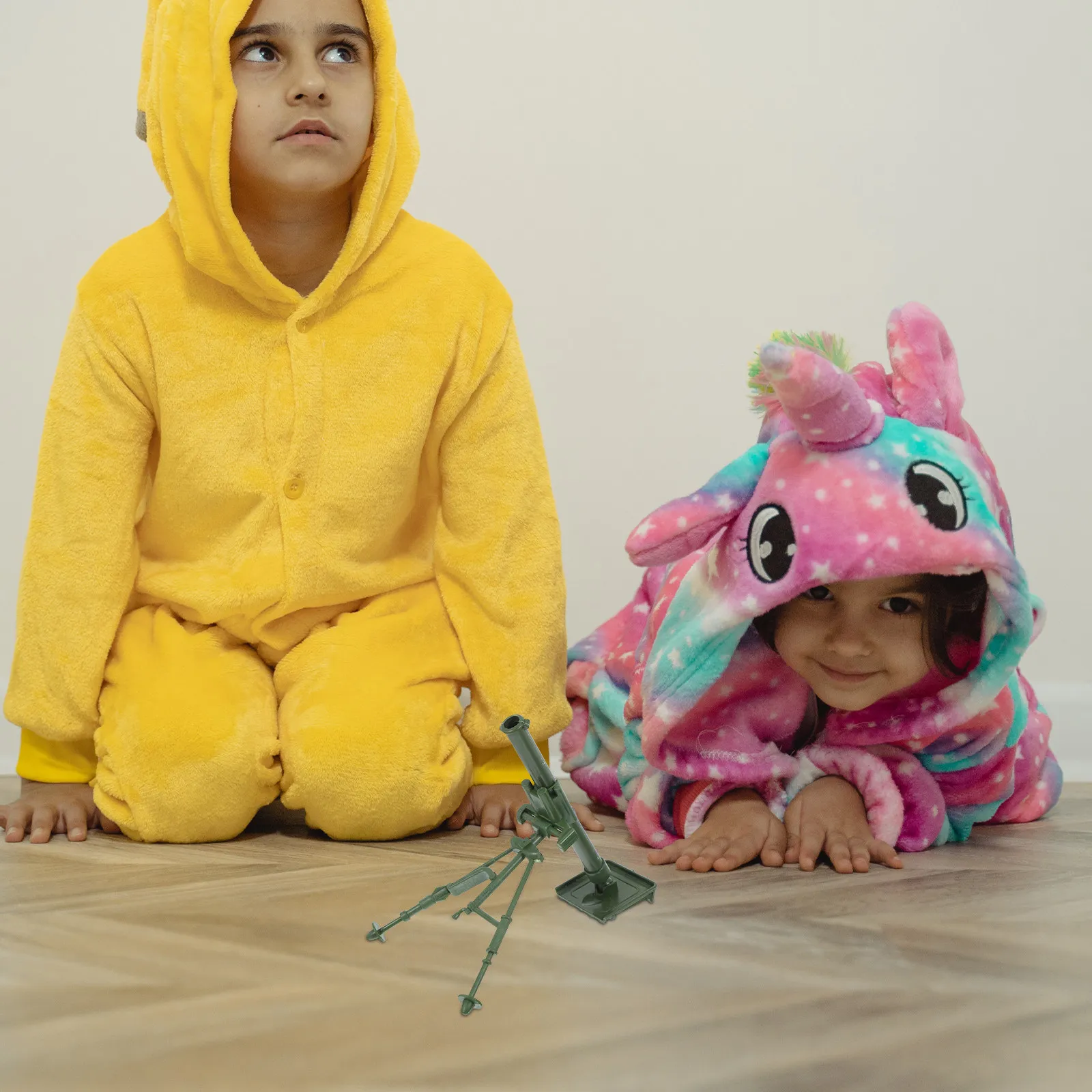 

10Pcs Mine Thrower Launcher Educational Assembly Set for Boys Kids Fine Motor Skills Development Military Theme Desk Decor