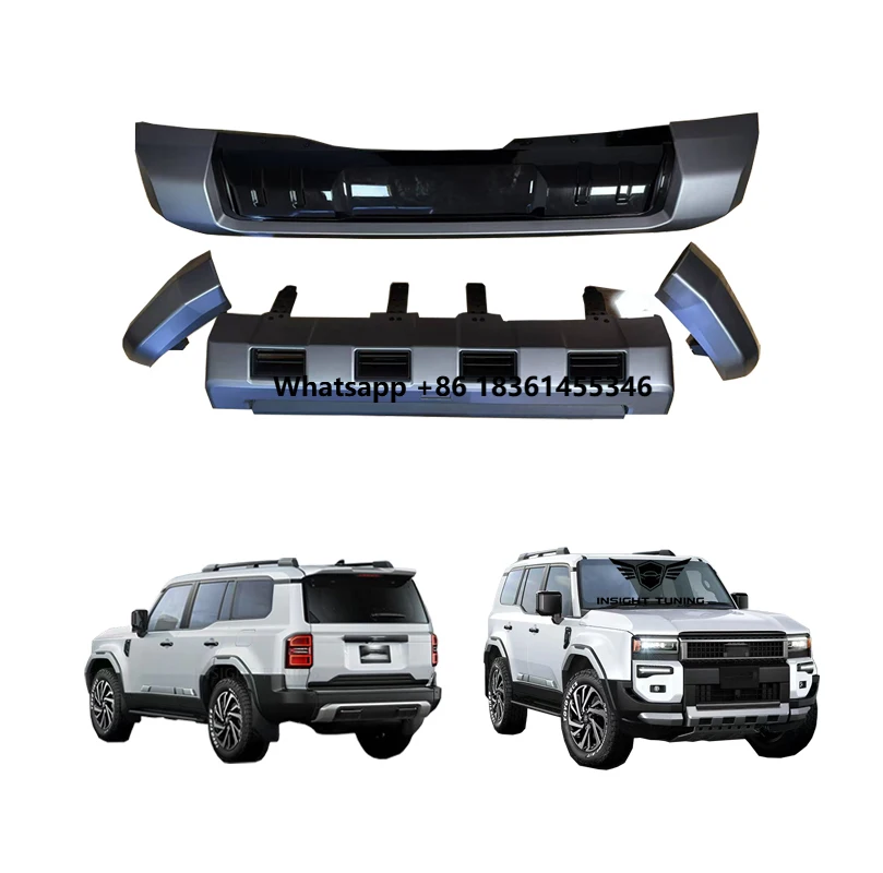 

New Arrival Exterior Accessories Bumper Lip 2023 2024 for Land Cruiser 250 LC250 Front Lip Rear Lip