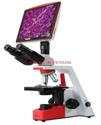 

H236-A 40X-1600X Digital Microscope with LCD Screen Trinocular Binocular Biological Microscope for Medical Laboratory