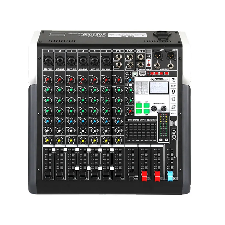 TXS-104 Stage Performance Mixer with Stereo Input for 10 Channels