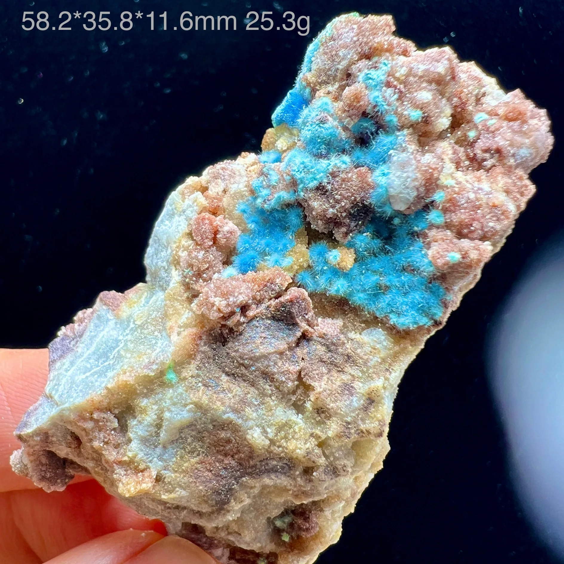 Selected natural rare copper ore mineral raw stone crystal specimen for appreciation, collection and display.
