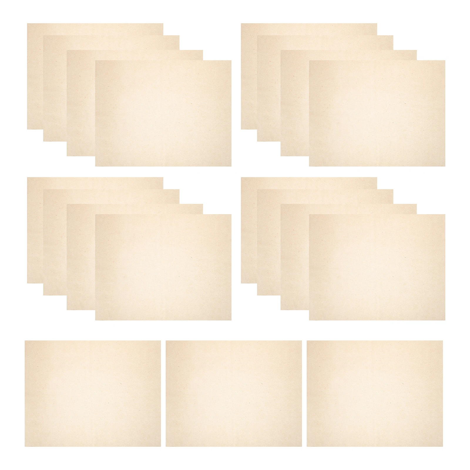 

50pcs Ancient Paper Handmade Semiripe Rice Calligraphy Painting Practice Sheets Xuan Paper Supplies
