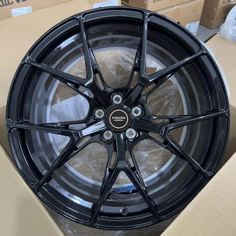 Personalized Luxury Custom Forged Wheels Matte Black Multi Spoke Alloy Rims For Rolls Royce For Volkswagen F35 E60 18-24 Inch