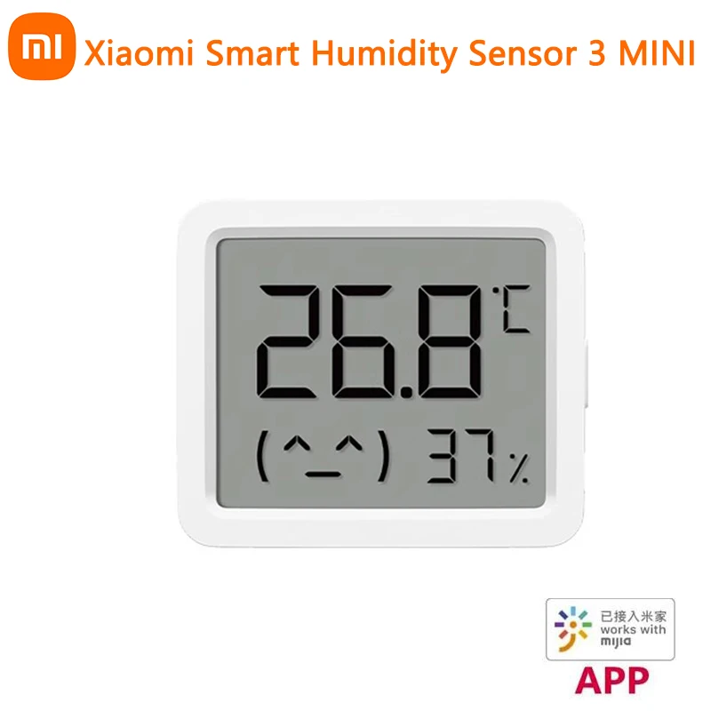 XIAOMI Mijia Smart Temperature Humidity Sensor 3 MINI Bluetooth Electric Digital  Hygrometer Humidity Meter For Mi Home APP 2025