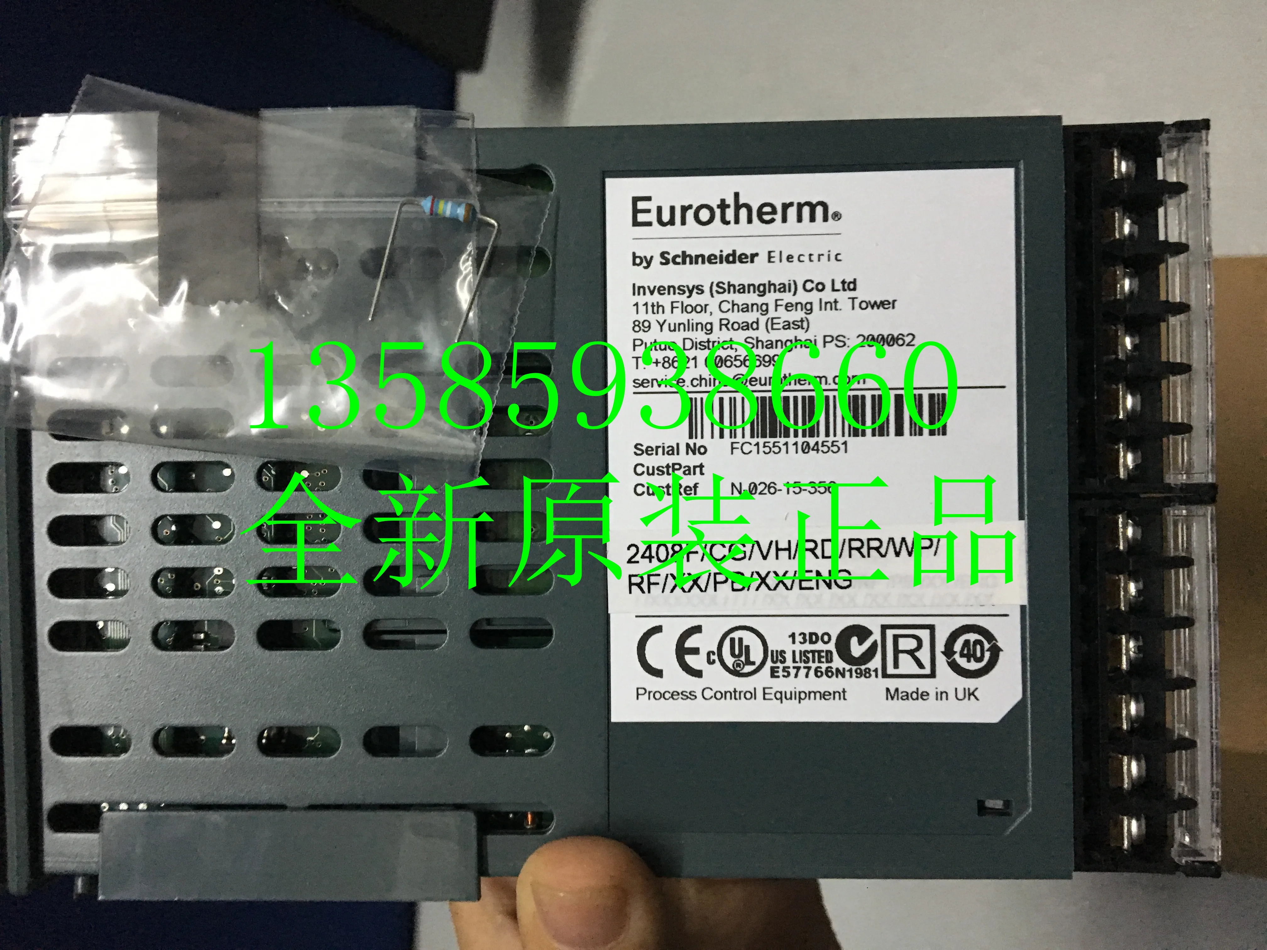 2025 جديد وأصلي EUROTHERM 2408F/CC/VH/RD/XX/XX/FH/PB/XX/ENG/XXXXXX