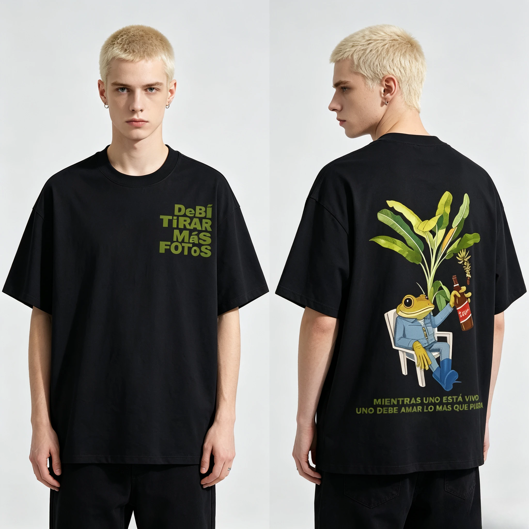 T-shirt Rapper Bad Bunny 2026 Debi Tirar Mas Fotos DTMF World Tour – T-shirts Homme Femme Mode Vintage Hip Hop Streetwear Y2K